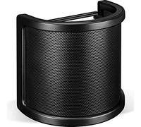Aokeo Filtro Pop, Profressional Tres Capas Anti-Pop de Micrófono, Máscara Protectora de Condenser Micrófono de Mano para Grabación Vocal, Videos de Youtube, Transmisión