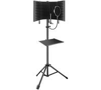 Aokeo Microfono Schermo di Isolamento da Studio Schiuma Assorbente ad Alta Densità Compatibile con Blue Yeti e Qualsiasi Apparecchiatura di Registrazione con Microfono a Condensatore