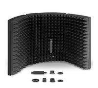Aokeo Pro Audio de Aislamiento acústico del micrófono Ajustable para. Aplicable Bule Yeti,Blue Snowball Ice,Micrófono Condensador