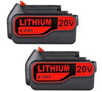 Aokicase Batería de repuesto para Black and Decker de 20 V, para herramientas eléctricas LBXR20 LBXR20-OPE LB20 LBX20 LB2X4020-OPE LBX4020 BL2018, batería de iones de litio de 4.0 Ah (6000 mAh