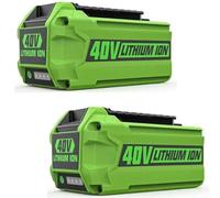 Aokicase Batería de repuesto para Greenworks 40 V G-MAX 6.0 Ah, batería de iones de litio, compatible con herramientas eléctricas 29472 29462 2901319 25302 24322 (6000 mAh, 2 unidades)