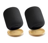 Aokicase Compatible with Apple HomePod 1 / HomePod 2 Holder Desktop Stand Wooden Holder Accessories, Speaker Accessories Rack (Apple HomePod 1 / HomePod 2, Bamboo Style) 2 Pieces
