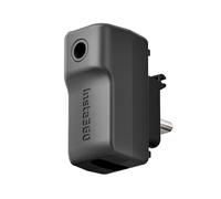 Aokicase Compatible with Insta360 One X3 Anti-Scratch Camera Original Audio Adapter for Insta 360 One X3 Action Anti-Scratch Camera Accessories Black (A522)