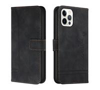 Aokicase for Google Pixel 3 XL Leather Wallet Case Google Pixel 3 XL Case Simple Wallet Cover with Card Holder Vegan Leather Case Leather Flip Case, Google Pixel 3 XL Black