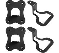 Aokicase Stander Compatible con Wiim lite Soporte de Pared Soporte de Pared Wiim lite Soporte de Metal Accesorios Rack (Negro) 2 Piezas