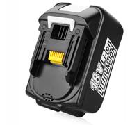 Aokikeisu Batería de repuesto para Makita - Batería de 18 V con indicador LED BL1860 BL1850 BL1830, perfectamente compatible con cargadores originales Makita de 18 V y herramientas eléctricas