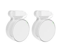 Aokikeisu Soporte de pared para TP Link Deco X50-PoE Home WiFi System, TP Link Deco X50-PoE, soporte de montaje en pared, plástico, estabilidad, soporte protector para sistemas WiFi 6 (blanco, 2