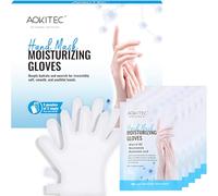Aokitec Mascarilla de mano, 5 pares de guantes para reparar manos secas, guantes hidratantes para el cuidado de las uñas después de la eliminación de uñas, cuidado de manos para hombres y mujeres