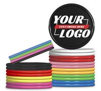 Aokizkdzsw 200/300/500/1000 Personalized Plastic Poker Chips, Custom Double Sided Color Printing, Drink Chips with Your Photo, Text, Logo, Custom Tokens 9 Colors