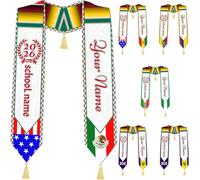 Aokizkdzsw Stampa personalizzata, scialli personalizzati per la laurea Regali di laurea progettati dalla classe del 2026 (Shawl Stole-3)