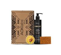 AOKlabs - Pack Kanvili, Incluye Oro Africano + Jabón Oro Negro + Body Milk Reafirmante I Especial limpieza, hidratación y regeneración de la piel I 3 unidades