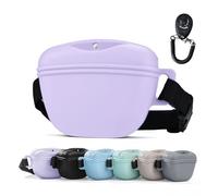 AOKLANT Pet Training Snack Bag with CLICKER 2.0 - Nuevo Cierre magnético, 1,66 Tazas con Correa de Silicona, Ideal para adiestrar y pasear.