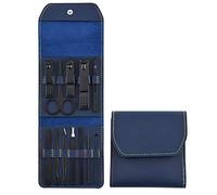 AOKLEY Kit cortaúñas Clippers de uñas de Oro Rosa de Oro de 16 Piezas y cortadoras de uñas en Stock, Herramientas de uñas de Estilo de Bolsa Accesorios para Herramientas (Size : Blue12)