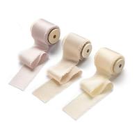 AOKSUNOVA Cinta de lazo de 3,8 cm Cinta de regalo de boda Cinta de tela Cinta de satén ancha Cinta de seda (DD-78, 3,8 cm x 4,5 m)