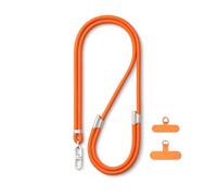 AOKSUNOVA Handykette Universal Handyband zum Umhängen Phone Lanyard Umhängeband Handy Kette Verstellbar Band für Handyhülle Orange