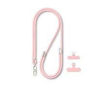 AOKSUNOVA Handykette Universal Handyband zum Umhängen Phone Lanyard Umhängeband Handy Kette Verstellbar Band für Handyhülle Rosa