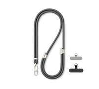 AOKSUNOVA Handykette Universal Handyband zum Umhängen Phone Lanyard Umhängeband Handy Kette Verstellbar Band für Handyhülle Dunkelgrau