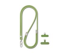 AOKSUNOVA Handykette Universal Handyband zum Umhängen Phone Lanyard Umhängeband Handy Kette Verstellbar Band für Handyhülle Grün