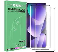 AOKUMA 3D Protector de Pantalla para Xiaomi Redmi Note 15 5G/Redmi Note 15 4G/Xiaomi Poco M8 5G, [2 Unidades] 3D Cristal Templado para Redmi Note 15 5G Fácil Instalación, Sin Burbujas, 9H Dureza