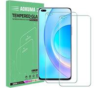 AOKUMA Cristal Templado Honor 50 Lite, [2 Unidades] Protector Pantalla para Honor 50 Lite Robusto Antiarañazos Antihuellas con Borde Redondeado Dureza 9H Antiburbujas