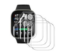 AOKUMA Protector de pantalla para Amazfit Bip Max,[5 Piezas] Película protectora de TPU suave Compatible con Amazfit Bip Max,HD Transparente, Resistente a los Arañazos, Fácil de Instalar