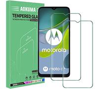AOKUMA Protector de Pantalla para Motorola Moto E13, [2 Unidades] Cristal Templado para Motorola Moto E13 Fácil Instalación, Sin Burbujas, Alta Definicion, 9H Dureza, Anti-Arañazos