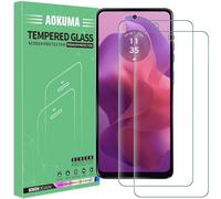AOKUMA Protector de Pantalla para Motorola Moto G24 Power, [2 Unidades] Cristal Templado para Moto G24 Power Fácil Instalación, Vidrio templado 9H,Sin Burbujas, Alta Definicion,Anti-Arañazos