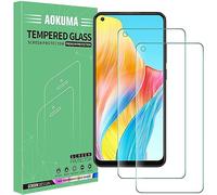 AOKUMA Protector de Pantalla para OPPO A78 4G, [2 Unidades] Cristal Templado Fácil Instalación, Vidrio Templado 9H, HD, Anti-Arañazos