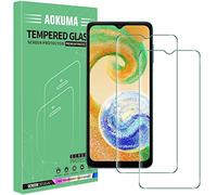 AOKUMA Protector de Pantalla para Samsung Galaxy A04s/A04/A03s, [2 Unidades] Cristal Templado para Samsung Galaxy A04s/A04/A03s,Vidrio templado 9H,Sin Burbujas, Alta Definicion,Anti-Arañazos