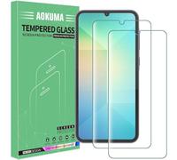 AOKUMA Protector de Pantalla para Samsung Galaxy A06, [2 Unidades] Cristal Templado para Galaxy A06 Fácil Instalación, Vidrio templado 9H,Sin Burbujas, Alta Definicion,Anti-Arañazos