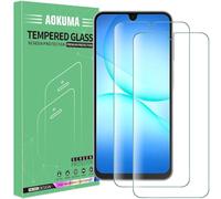 AOKUMA Protector de Pantalla para Samsung Galaxy A17 5G/Samsung Galaxy A16, [2 Unidades] Cristal Templado para Fácil Instalación, Sin Burbujas, Alta Definicion, 9H Dureza, Anti-Arañazos