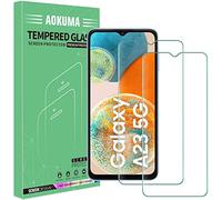 AOKUMA Protector de Pantalla para Samsung Galaxy A23 4G/5G, [2 Unidades] Cristal Templado para Samsung Galaxy A32 5G Fácil Instalación, Sin Burbujas, Alta Definicion, 9H Dureza, Anti-Arañazos