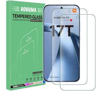 AOKUMA Protector de Pantalla para Xiaomi 17T 5G, [2 Unidades] Cristal Templado para Xiaomi Mi 17T 5G Fácil Instalación, Vidrio templado 9H para Xiaomi 17T,Protector de Pantalla HD,Anti-Arañazos