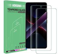 AOKUMA Protector de Pantalla para ZTE nubia Air/Xiaomi Poco X7 Pro 5G/M6 Pro, [2 Unidades] Cristal Templado para Poco X7 Pro Fácil Instalación, Vidrio templado 9H para,Protector de Pantalla HD