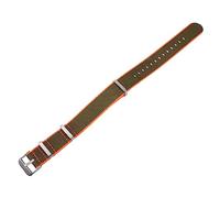 AOKWAWALIY 1 PC Borde De Color Correa De Nailon Bandanas Correas De Reloj Para Relojes Para Hombre Banda De Reloj Para Hombres Reloj De Repuesto Pulseras Para Hombres Correa De Reloj Clásica
