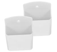 AOKWAWALIY 2 Piezas Caja De Control Remoto Montada En La Pared Soportes De Pared Para Control Remoto De Tv Funda Remota Autoadhesiva Estante Oficina Abdominales Ventilador De Techo