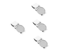 AOKWAWALIY 4 Clips De Acero Inoxidable para Billetes Clip De Almacenamiento De Tarjetas Práctico Clip De Fijación De Dinero Clips De Papel De Oficina Abrazaderas De Notas De Metal Clip