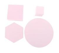 AOKWAWALIY 4 piezas de accesorios geométricos de formas geométricas, accesorios de fotografía, accesorios para fotos, cosméticos, joyas, expositor, estante de exhibición para joyas, centros de mesa,