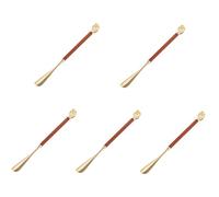 AOKWAWALIY 5 calzadores de cabeza de serpiente, calzador para hombre, calzador para el hogar, calzador largo, portazapatos portátil, calzador de zapatos de viaje, calzador tratado