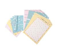 AOKWAWALIY 6 Juegos flor sobre papel de carta caligrafia caligrafía carta floral y sobres Kit de sobres de papelería para escribir sobre de carta sobres de papelería creativa lindo colocar