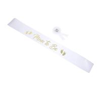 AOKWAWALIY Alfiler 1 Juego Insignia de correa de fiesta decoración baby shower regalos embarazadas pin de insignia de mamá para ser cinturón de papá será insignia para baby shower vestir