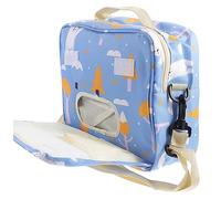 AOKWAWALIY Bolso para mamás de un Solo Hombro Bolso de Mano pañalera Cruzada Organizador de Bolsas de Cochecito Mensajero Bolsa de Almacenamiento Cartera Bolsa de Momia paseante