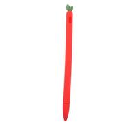 AOKWAWALIY Estuche para Lápiz Una Caja De Lápices De Manzana Lápiz 2 Manga Funda De Silicona para Stylus Empuñadura De Soporte Zanahoria Rojo Gel De Sílice Segunda Generación Pantalla Táctil