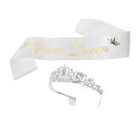 AOKWAWALIY Faja De Reina Del Baile De Graduación Tocados De Conjunto De Tocado De De Reina De Reyes Accesorios De Disfraz Suministros Para Fiesta De Graduación Boda Y