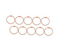 AOKWAWALIY Llavero Protect tienda de campaña protectora Key fob montitor ayuda a la crema Key Chains Anillos de alambre para manualidades, anillo colgante de equipaje, llavero de piezas grises,