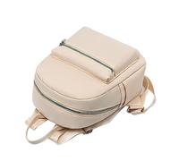 AOKWAWALIY mochila informal mochilas casuales minimochila para niñas mochilas aire bandolera de viaje school bag maletin escolar mochila de moda mochila decorativa tela oxford Beige