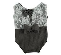 AOKWAWALIY Mono de Color sólido Trajes de sesión de Fotos de niña recién Nacida Accesorios de fotografía de niña recién Nacida Vestidos Traje de Foto de recién Nacido Chica Ropa Uniforme bebé