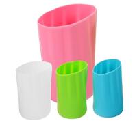 AOKWAWALIY Paquete de 4 fundas de silicona para vasos, funda para botella de leche, cubierta inferior de la bota, jarrón de vidrio, cubierta de taza de silicona acanalada, botella de agua anticaída,