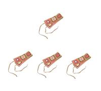 AOKWAWALIY Paquete de 4 pañuelos de ganchillo para mujer, pañuelos de ganchillo para mujer, pañuelos de ganchillo para mujer, diademas de ganchillo para el pelo, bandana de ganchillo