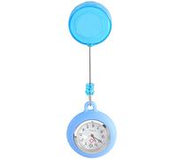 AOKWAWALIY Reloj de Bolsillo para Estudiantes Reloj Colgante con Patrón Decorativo Carrete de Insignia para Médicos Ligero Y Moderno Cronometraje Preciso